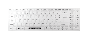 Its Cool Flat Keyboard (Hygienic White) - compudent