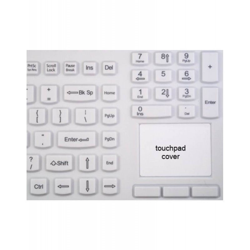 Disinfectable Touchpad Cover - compudent